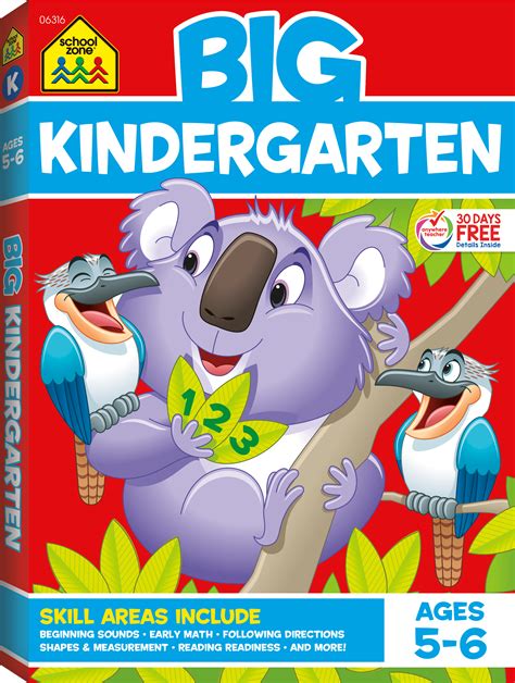 Big Kindergarten Workbook – School Zone Publishing Company