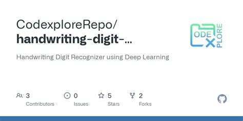 GitHub - CodexploreRepo/handwriting-digit-recognizer: Handwriting Digit Recognizer using Deep ...