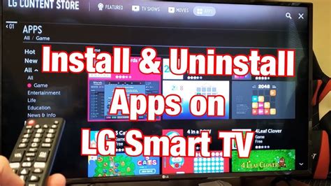 LG Smart TV: How to Install & Uninstall Apps - YouTube