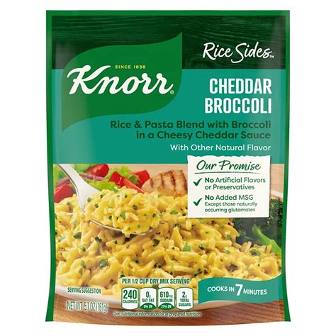 Knorr Rice Sides Cheddar Broccoli Rice - Shop Rice & Grains at H-E-B