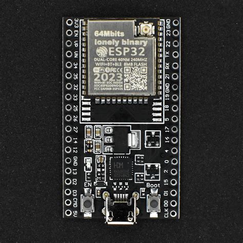 ESP32 WROOM32U Development Board – Lonely Binary