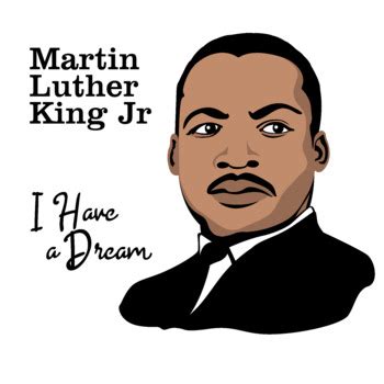 Martin Luther King Clipart by Luigi Clipart | TPT