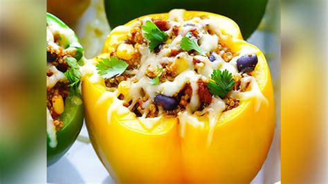 Easy Meals for Cancer Patients: Vegetarian Stuffed Peppers