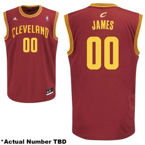 LeBron James Cleveland Cavaliers adidas NBA Jersey | SportFits.com