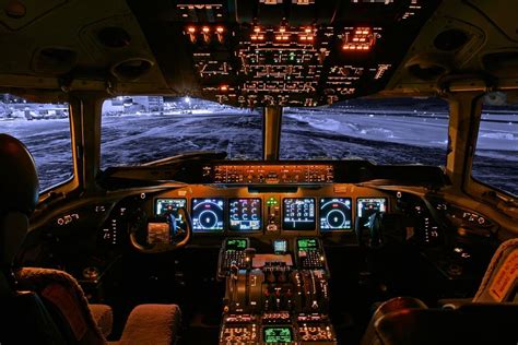 Night-Flight by Jens Juengling / 500px | Cockpit, Airbus a380 cockpit, Night flight