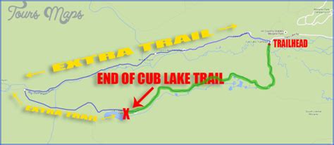 Estes Park Hiking Trails Map - ToursMaps.com