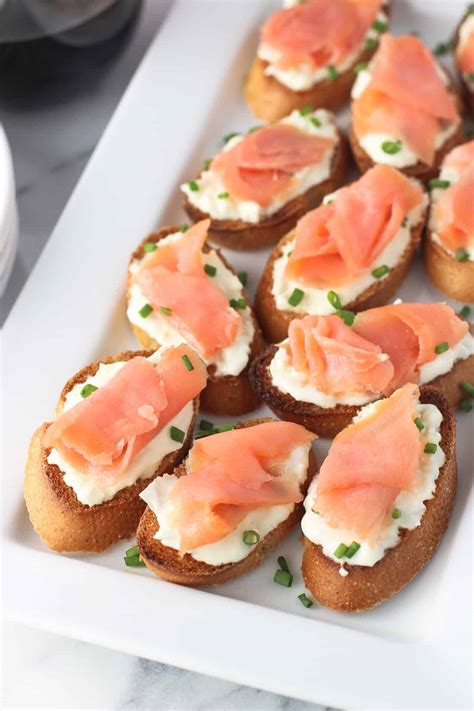 Burrata and Smoked Salmon Crostini - My Sequined Life