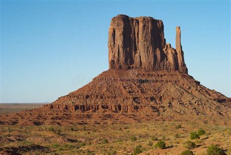 Monument Valley - West Mitten Butte Stock Image - Image of valley, west: 126173539