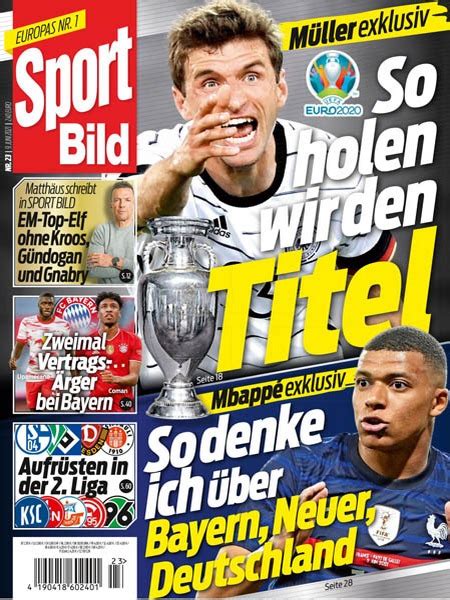 Sport Bild - 09.06.21 » Download PDF magazines - Deutsch Magazines Commumity!