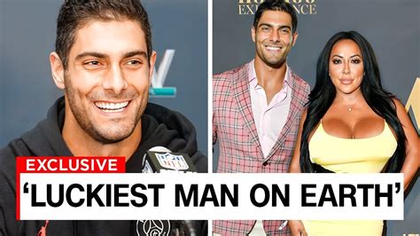 Jimmy Garoppolo's Girlfriend REVEALED.. - YouTube