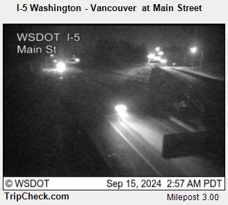 I-5 Washington - Vancouver at Main Street, Oregon Road and Traffic Cam