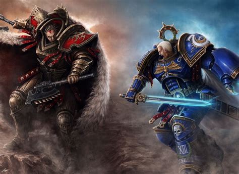 Roboute Guilliman, Angron, 진우 박 on ArtStation at https://www.artstation.com/artwork/nO4Ao ...