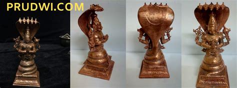 Copper antique style Patanjali statue of 5inch height and a weight of ...