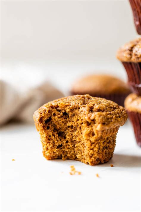 Healthy Gingerbread Muffins - The Almond Eater