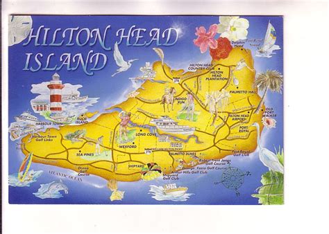 Pictural Map of Hilton Head Island, South Carolina, John McGraw Artwork | United States - South ...