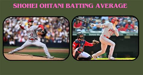 shohei ohtani batting average (2023-2024)