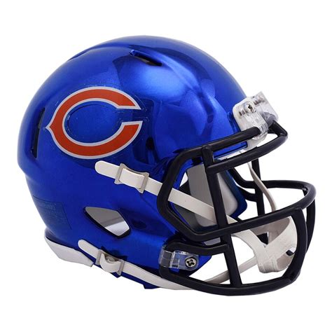 Riddell Chicago Bears Chrome Alternate Speed Mini Football Helmet