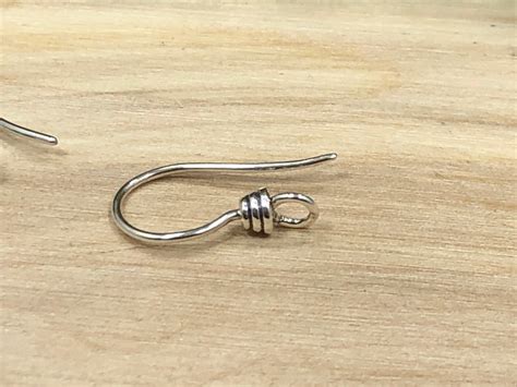 Ear Wires Sterling Silver Ear Wires Earwires Earring - Etsy