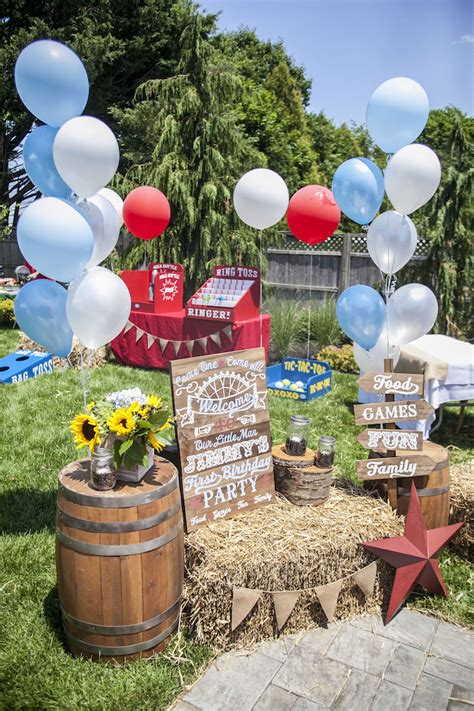 Kara's Party Ideas Rustic County Fair Birthday Party | Kara's Party Ideas