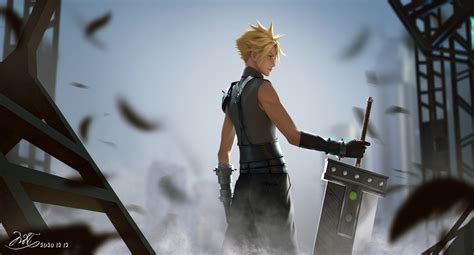 Download Cloud Strife Video Game Final Fantasy VII Remake HD Wallpaper ...