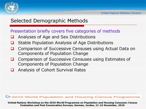 Overview of Census Evaluation through Demographic Analysis Pres ppt ...