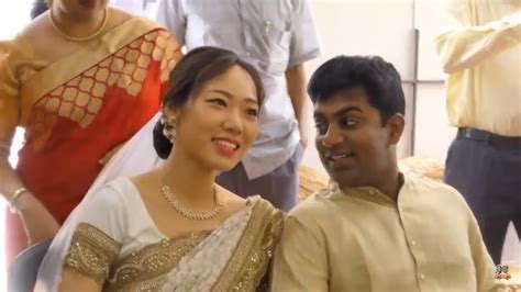 Kerala South Indian wedding with Korean/ Orthodox Christian wedding/ Interracial couple ...