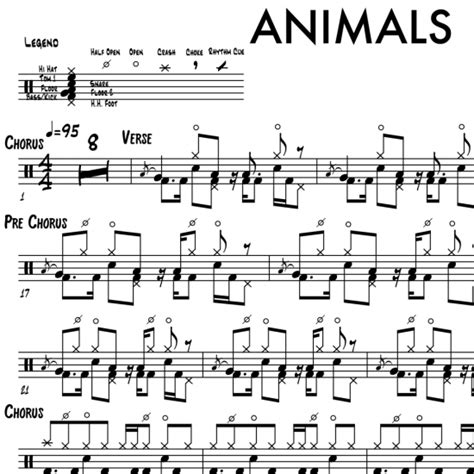 Animals - Maroon 5 - Drum Sheet Music | OnlineDrummer.com