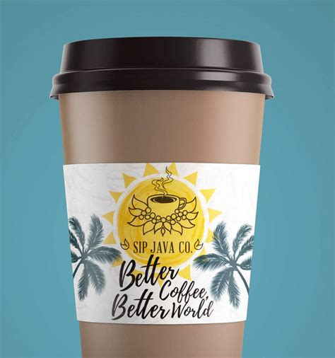 Coffee Cup Sleeve Design | Freelancer