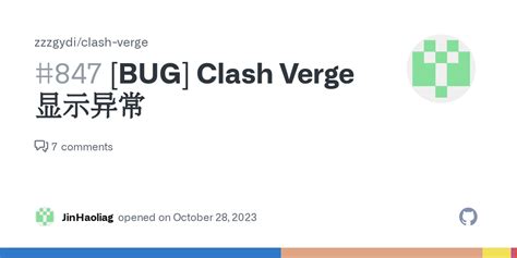 [BUG] Clash Verge 显示异常 · Issue #847 · zzzgydi/clash-verge · GitHub