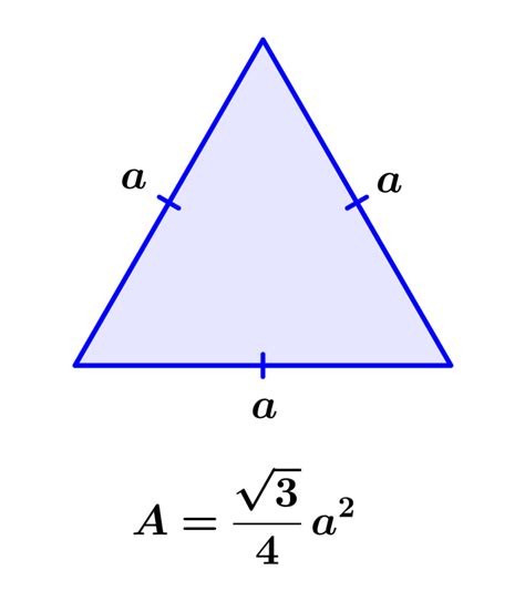 Area and Perimeter of an Equilateral Triangle - Formulas and Examples ...