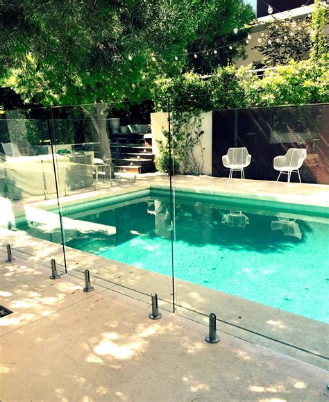 A glass pool fence is perfect for small backyards. Great way to maximize your space! Pool Safety ...