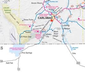 Carlsbad Caverns Map | USA | Detailed Maps of Carlsbad Caverns National ...