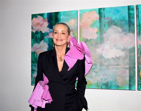 Sharon Stone on her debut gallery exhibition in Los Angeles