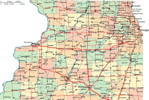 Regional Map of Northern Illinois