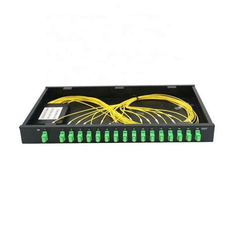 Rack Mount PLC Splitter 16 Port Fiber Optic Patch Panel - Ontolt