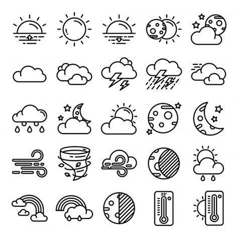 8 Printable Weather Icons Images Printable Weather Sy - vrogue.co