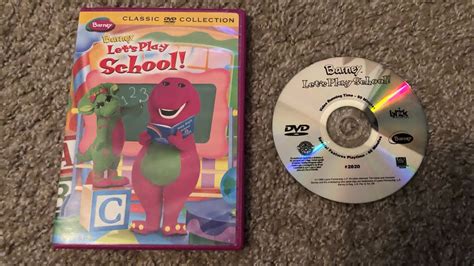 Opening To Barney: Let’s Play School 2009 DVD - YouTube