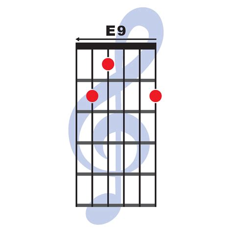 E9 guitar chord icon 36365787 Vector Art at Vecteezy