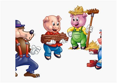 Three Little Pigs Clipart: Free Downloadable Images