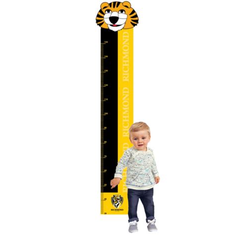 Richmond Tigers Mascot Height Chart Set | Vinyl Decal