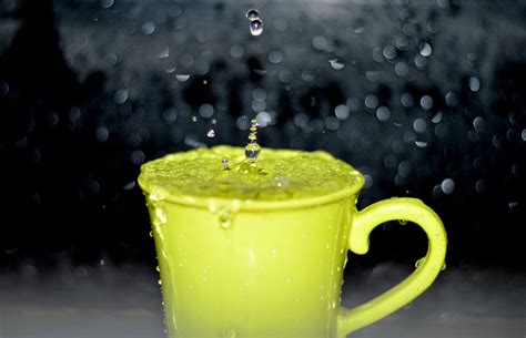 Raindrops falling in a cup image - Free stock photo - Public Domain photo - CC0 Images