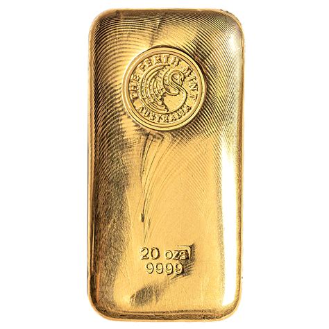 Buy 20 oz Perth Mint Cast Gold Bullion Bar