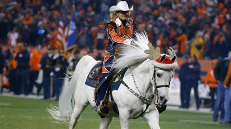 Broncos' mascot Thunder to miss Sunday's game | 9news.com