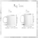Happy Birthday Custom Photo Mug Personalized Coffee Mug for - Etsy