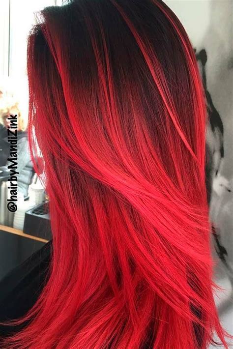 Pelo rojo - los tonos cálidos vuelven a estar de moda este año | Red ombre hair, Hair styles ...