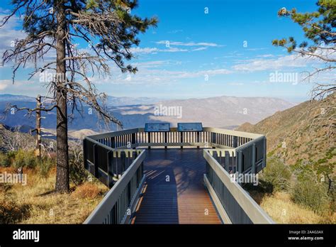 Observation area to see the Laguna Mountains. Meadows Information Kiosk ...