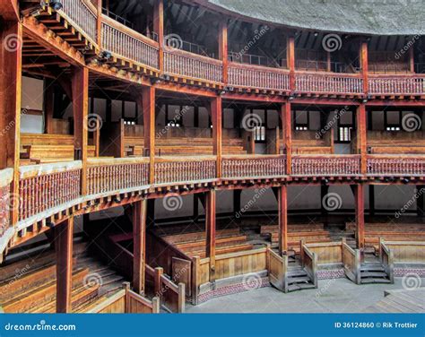 Shakespeare S Globe Theatre Stock Photo - Image of shakespeare, wood: 36124860