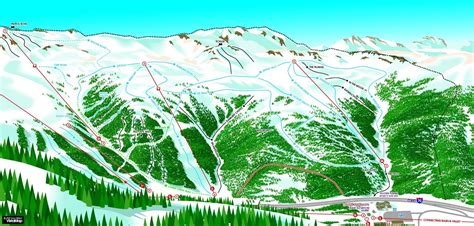 Loveland North View Ski Trail Map - Colorado United States • mappery