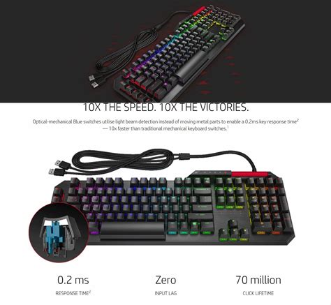 Buy HP OMEN Sequencer Optical - Mechanical Gaming Keyboard Price in Pakistan