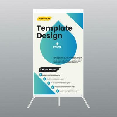 Standee Mockup Vector Art, Icons, and Graphics for Free Download